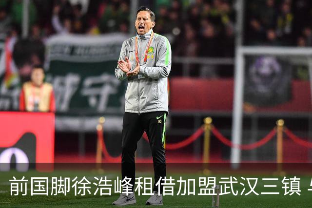 前国脚徐浩峰租借加盟武汉三镇 与恩师苏亚雷斯重聚